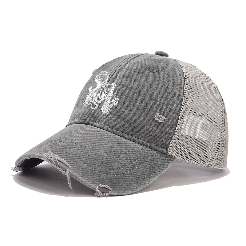 Tokyo-Tiger Octopus Playing Saxophone Trucker Cap