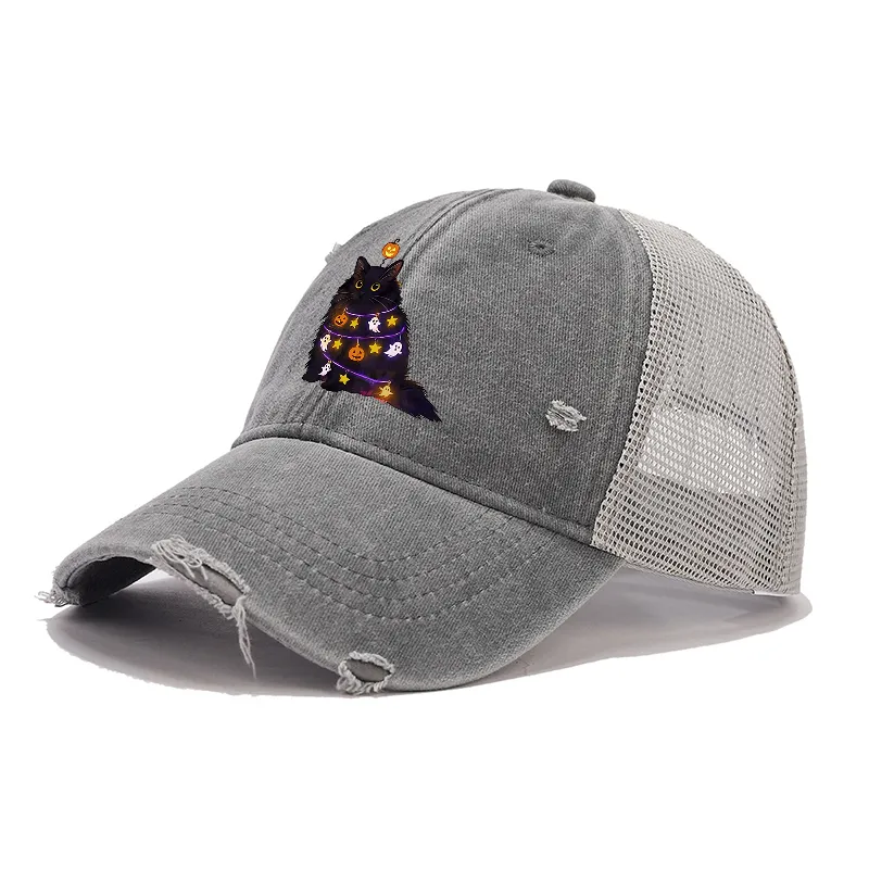 Tokyo-Tiger Halloween Cat Trucker Cap