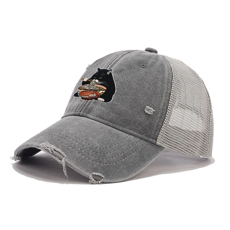 Tokyo-Tiger Fat Cat Eating Ramen Trucker Cap