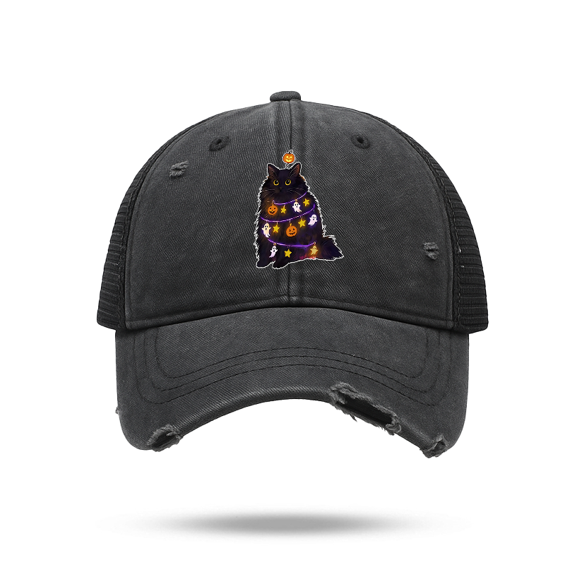 Tokyo-Tiger Halloween Cat Trucker Cap