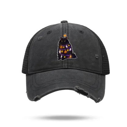 Tokyo-Tiger Halloween Cat Trucker Cap
