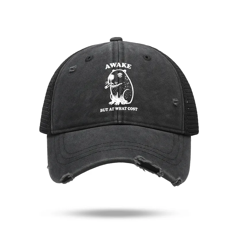 Tokyo-Tiger Smoking Capybara Trucker Cap