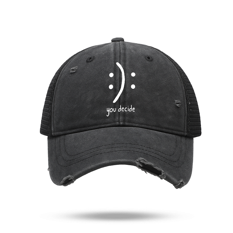Tokyo-Tiger Laugh Or Sad Trucker Cap