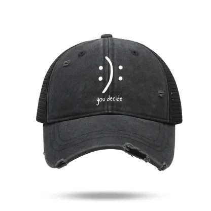 Tokyo-Tiger Laugh Or Sad Trucker Cap