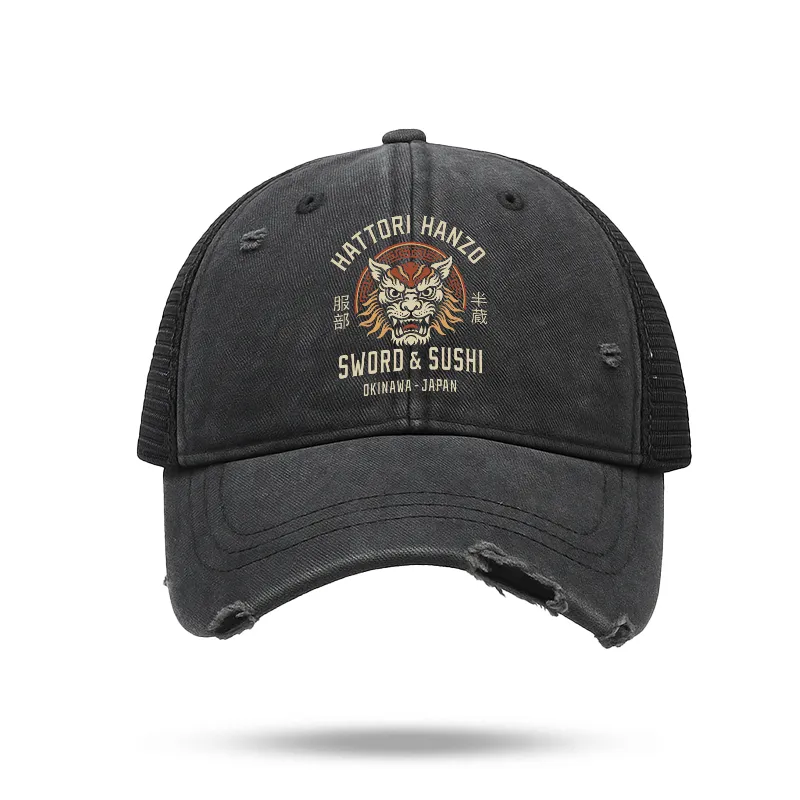 Tokyo-Tiger Hattori Lion Japanese Samurai Trucker Cap Sale