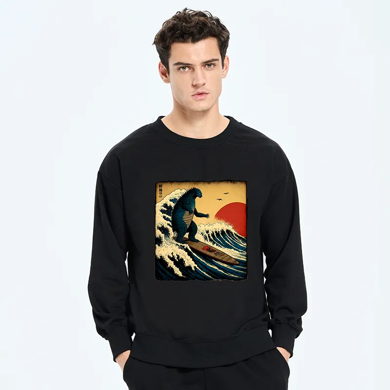 Tokyo-Tiger The Great Wave Sweatshirt