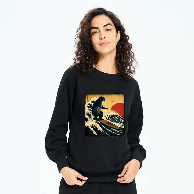 Tokyo-Tiger The Great Wave Sweatshirt