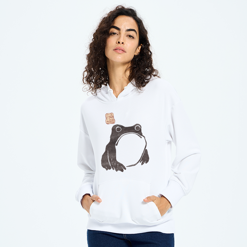 Tokyo-Tiger Matsumoto Hoji Woodblock Print Frog Classic Hoodie