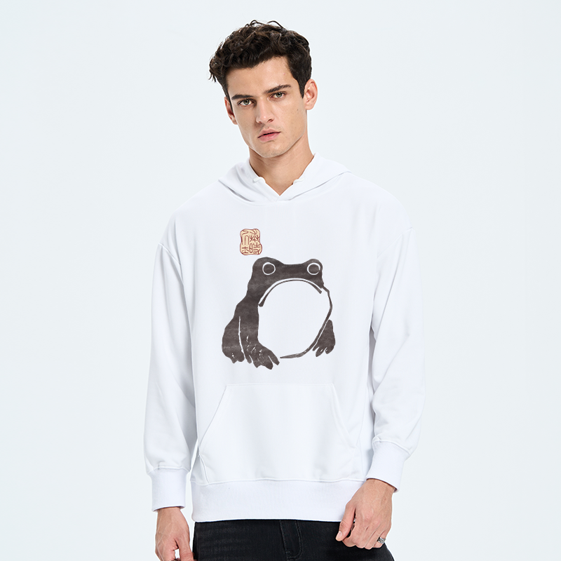 Tokyo-Tiger Matsumoto Hoji Woodblock Print Frog Classic Hoodie