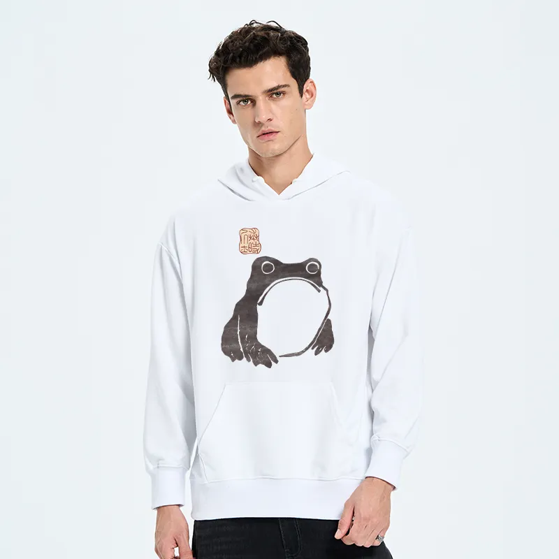 Tokyo-Tiger Matsumoto Hoji Woodblock Print Frog Classic Hoodie