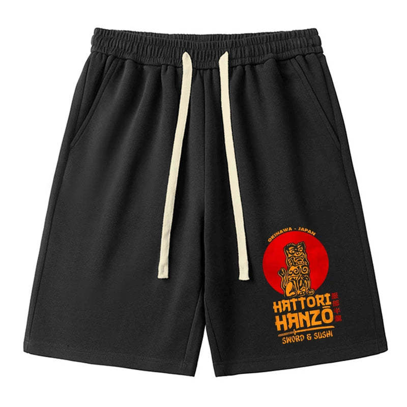 Tokyo-Tiger Hattori Hanzo Katana Unisex Shorts Sale