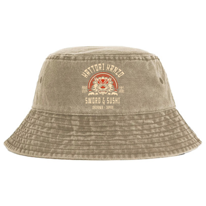 Tokyo-Tiger Hattori Hanzo Sword Washed Bucket Hat