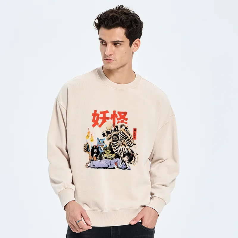 Tokyo-Tiger The Yokai Club Washed Sweatshirt
