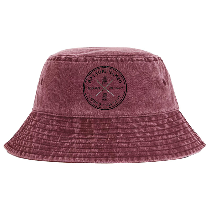Tokyo-Tiger Hattori Hanzo Sword Company Washed Bucket Hat