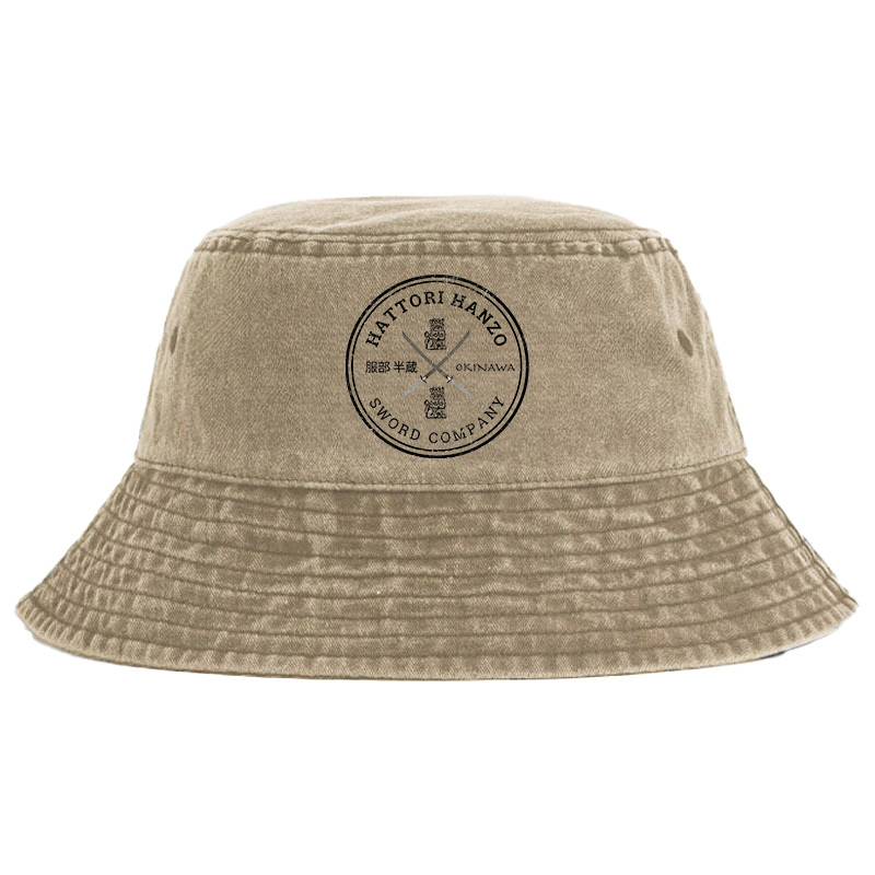 Tokyo-Tiger Hattori Hanzo Sword Company Washed Bucket Hat Sale