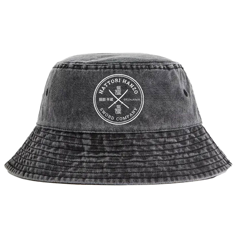 Tokyo-Tiger Hattori Hanzo Sword Company Washed Bucket Hat