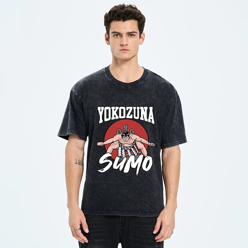 Tokyo-Tiger Yokozuna Sumo Washed T-Shirt