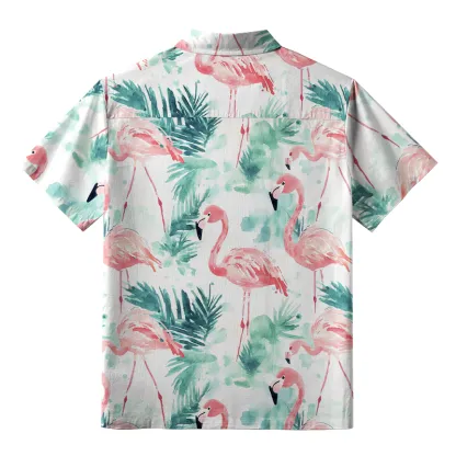 Tokyo-Tiger Passionate Flamingo Japan Aloha Hawaiian Shirt