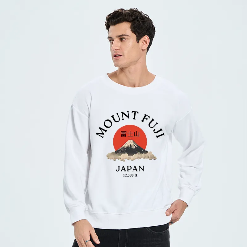 Tokyo-Tiger Japan Mount Fuji Sun Unisex Sweatshirt