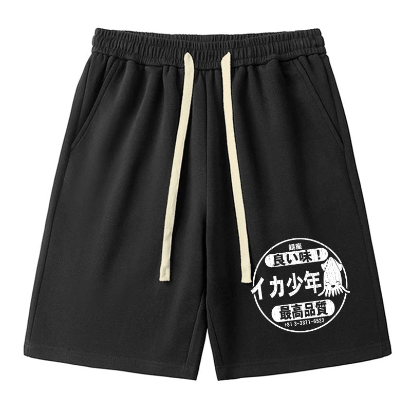 Tokyo-Tiger Ika Squid Boy Restaurant Unisex Shorts