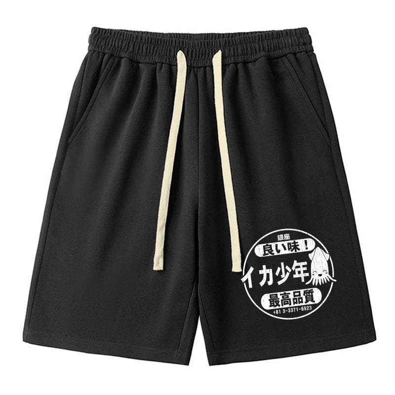 Tokyo-Tiger Ika Squid Boy Restaurant Unisex Shorts Sale