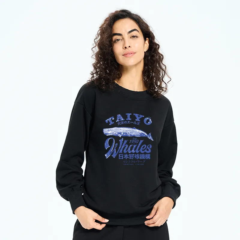Tokyo-Tiger Japan Taiyo Whales Sweatshirt