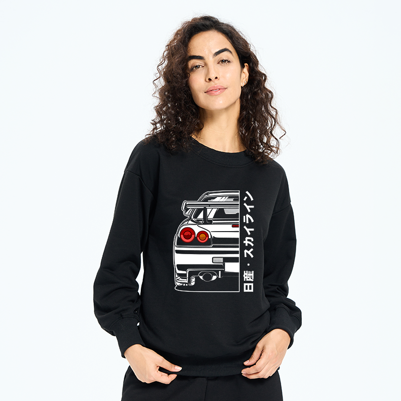 Tokyo-Tiger Nissan Skyline GTR R34 Sweatshirt