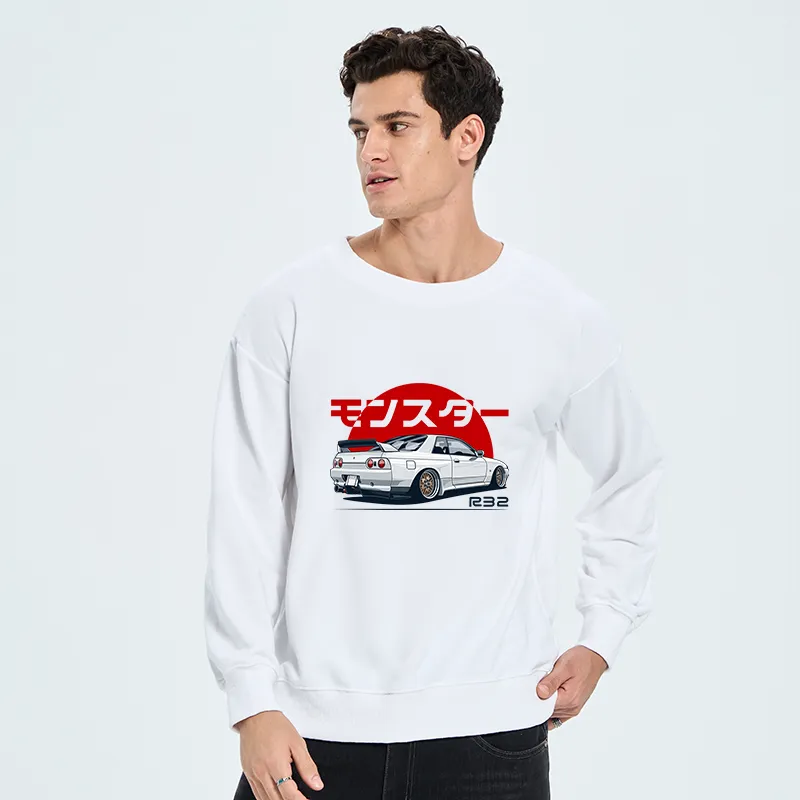 Tokyo-Tiger Monster. Skyline R32 GTR Sweatshirt