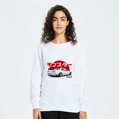 Tokyo-Tiger Monster. Skyline R32 GTR Sweatshirt