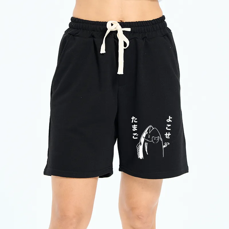 Tokyo-Tiger Give Me Egg Japanese Fish Unisex Shorts