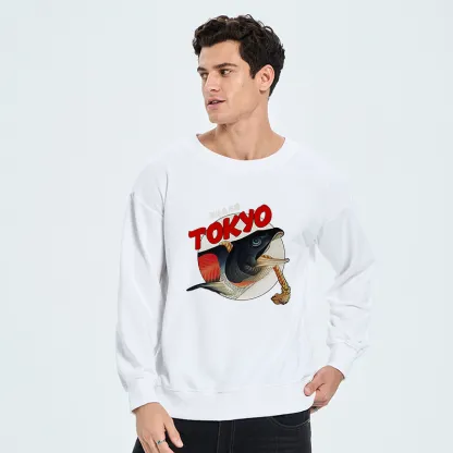 Tokyo-Tiger Vintage Japanese Tsukiji Fish Market Sweatshirt
