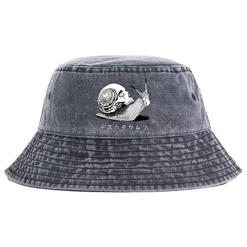 Tokyo-Tiger Death Snail Manga Washed Bucket Hat