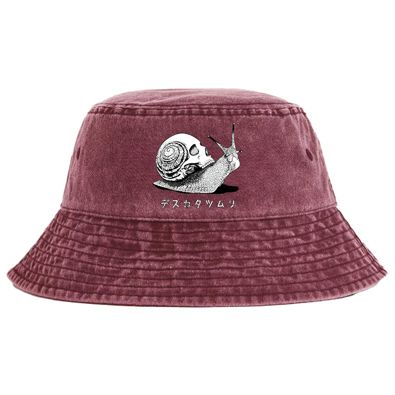Tokyo-Tiger Death Snail Manga Washed Bucket Hat