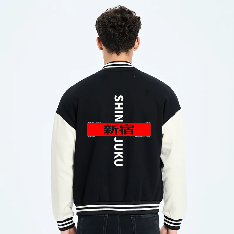 Tokyo-Tiger Shinjuku Prefecture Japan Embroidery Varsity Jacket