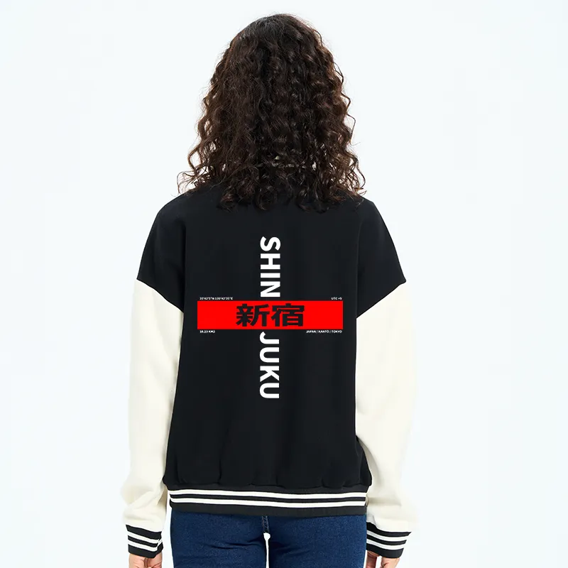 Tokyo-Tiger Shinjuku Prefecture Japan Embroidery Varsity Jacket