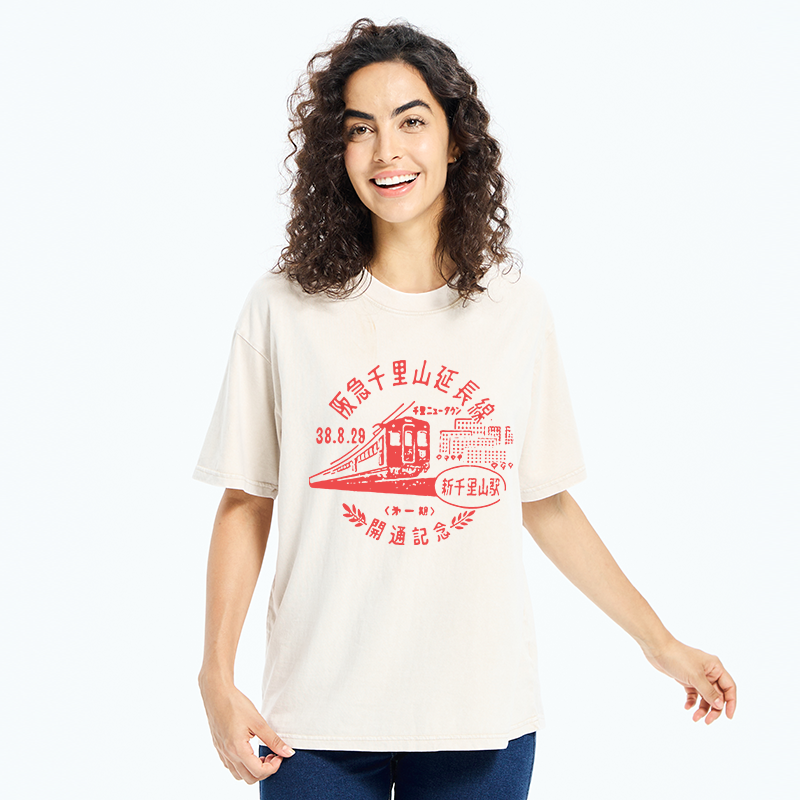 Tokyo-Tiger TOKYO 1929 Train Washed T-Shirt