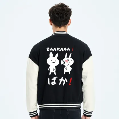 Tokyo-Tiger Anime Baka Manga Slap Embroidery Varsity Jacket