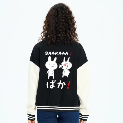 Tokyo-Tiger Anime Baka Manga Slap Embroidery Varsity Jacket