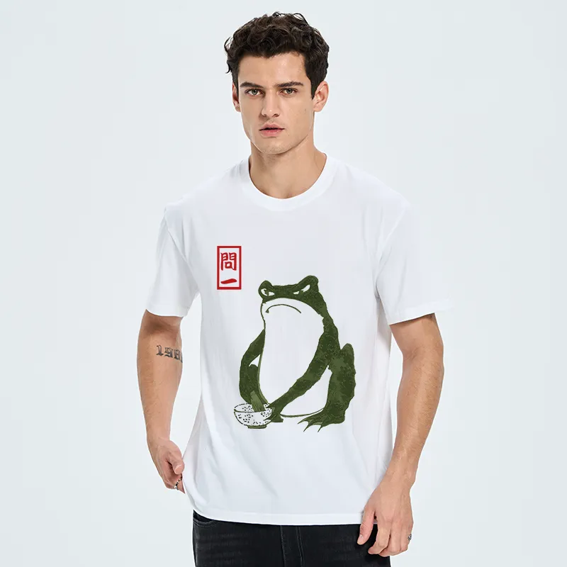 Tokyo-Tiger Woodblock Print Frog Classic T-Shirt