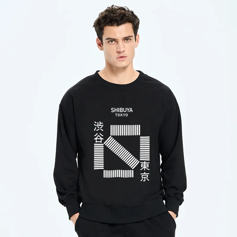 Tokyo-Tiger Japanese Shibuya Crossing Sweatshirt