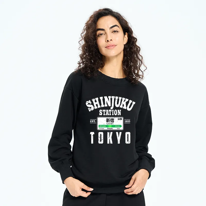 Tokyo-Tiger Shinjuku Station Yamanote Line Sweatshirt