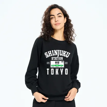 Tokyo-Tiger Shinjuku Station Yamanote Line Sweatshirt