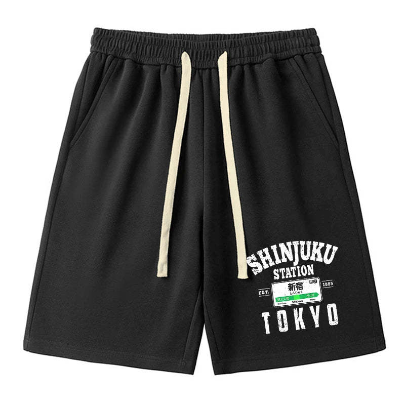 Tokyo-Tiger Shinjuku Station Yamanote Line Unisex Shorts Sale