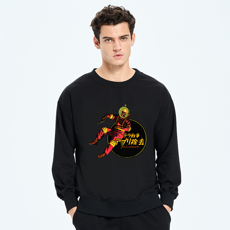 Tokyo-Tiger Skeleton Astronaut Sweatshirt