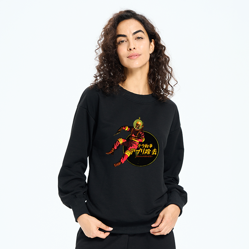Tokyo-Tiger Skeleton Astronaut Sweatshirt
