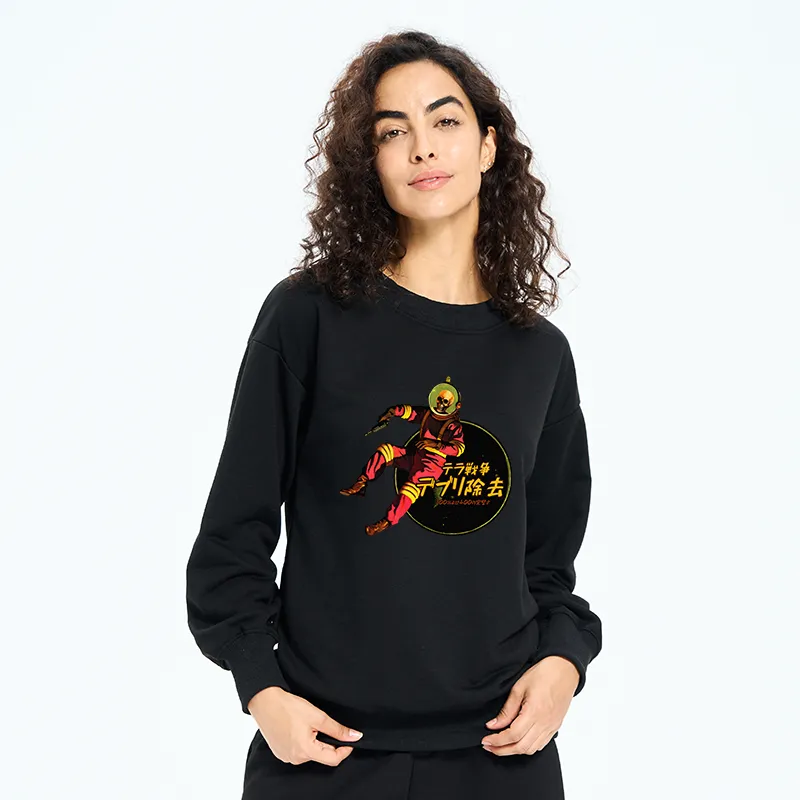 Tokyo-Tiger Skeleton Astronaut Sweatshirt