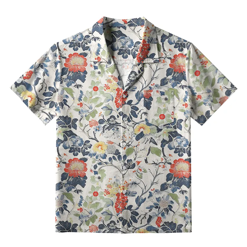Tokyo-Tiger Petal Bloom Aloha Hawaiian Shirt