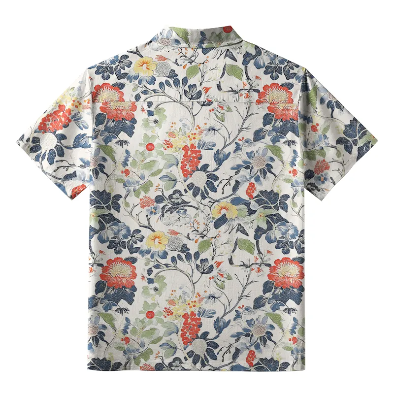 Tokyo-Tiger Petal Bloom Button-up Shirt