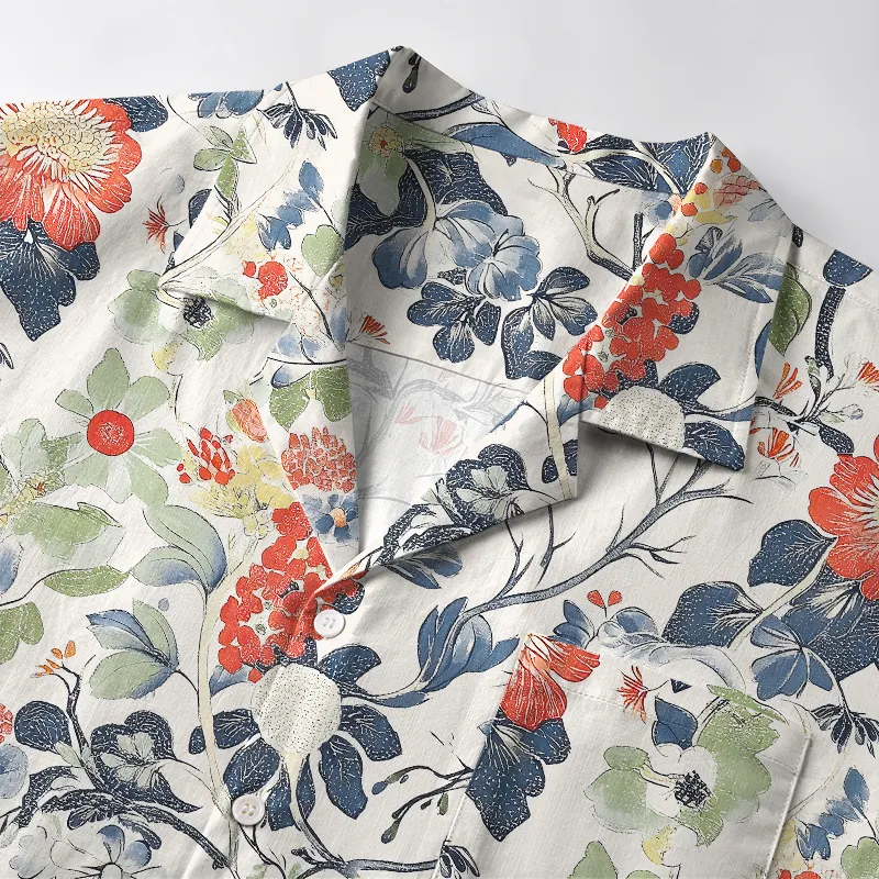 Tokyo-Tiger Petal Bloom Aloha Hawaiian Shirt