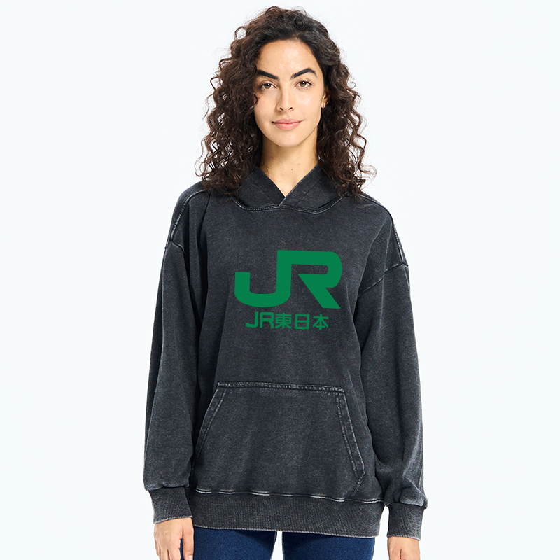 Tokyo-Tiger East Japan Railway Company Washed Hoodie